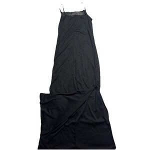 Vintage Up Front Womens Floral Maxi Dress Size S Y2K Whimsigoth Fairy Grunge